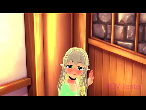 ❤️ (トラップ)エルフのメイドが顔を洗うのを手伝う ポルノ ❌️❤